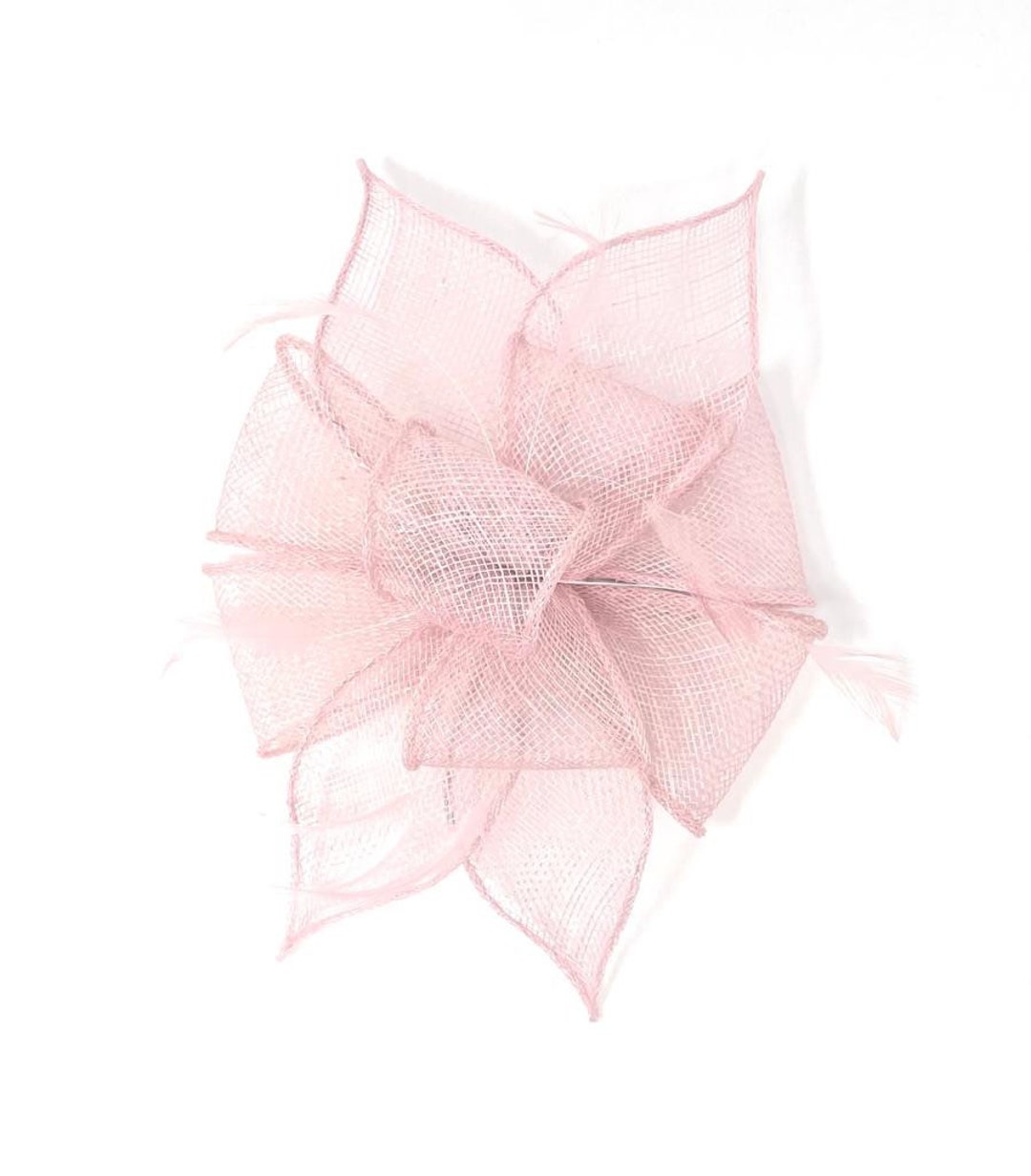 Shades of Pink Feather Fascinator Hair Clip Accessory. Made in America. il_1080xN.7028782642_qqh8.jpg main image 2