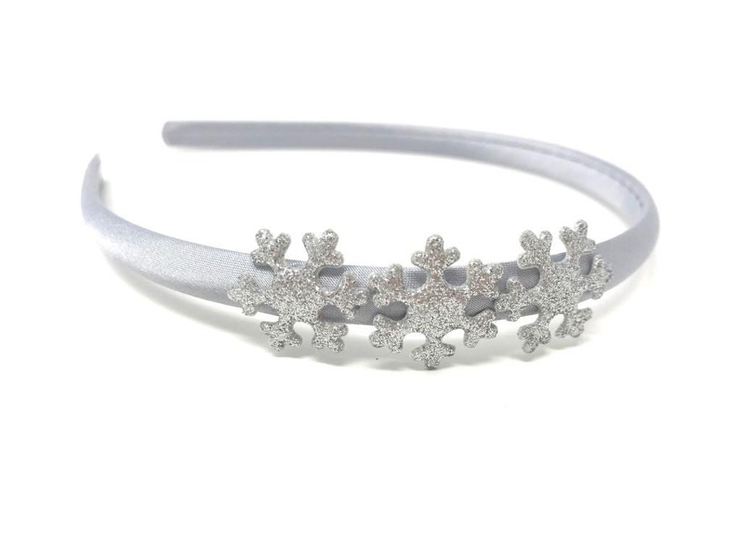 12 Pcs Snowflake Headbands Glitter Silver Holiday Winter Party Accessories Amazon.com : Doneace Snowflake Head Boppers Christmas  main image 2