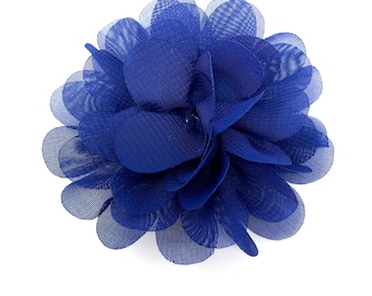 Royal Blue flower Hair Clip Hair Accessory Back To School Uniform