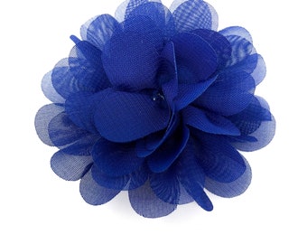 Royal Blue flower Hair Clip Hair Accessory Back To School Uniform