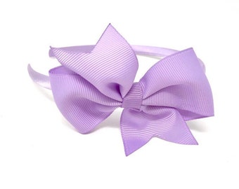 Lilac Bow Hairband Lilac Girls Hair Accessory