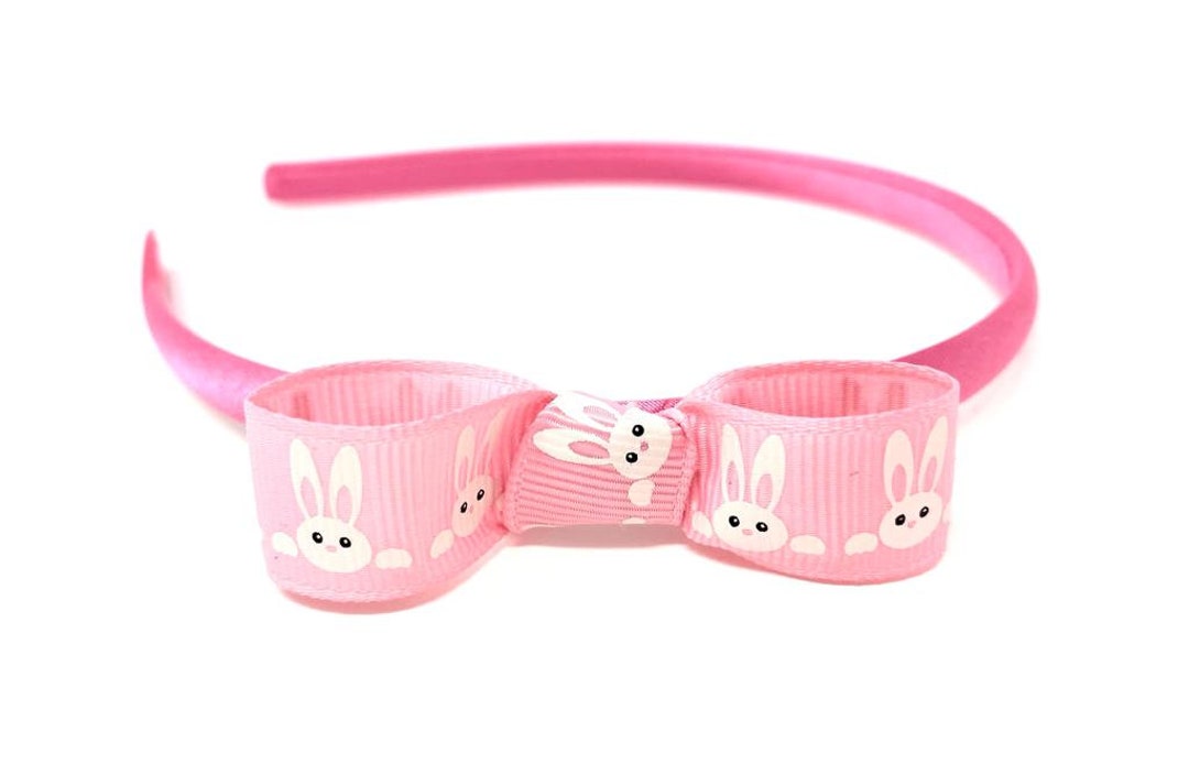 Oster-Stirnband Mit Hasenohren – Strass-Besatz, Rosa, Breites Design, Für Festliche Outfits & Frühlingsfeiern