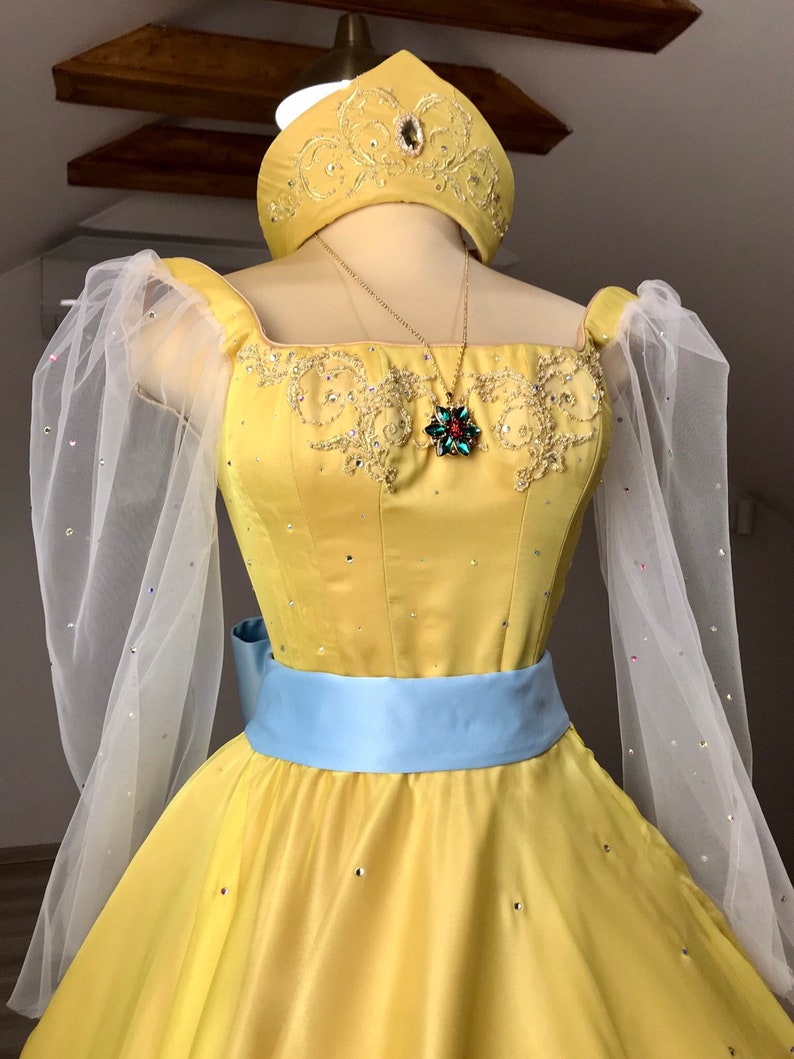 Anastasia inspired yellow dress 1997 cosplay Etsy