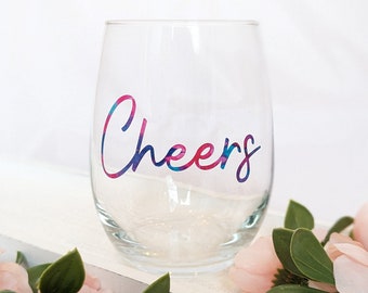 Cheers - Stemless Wine Glass
