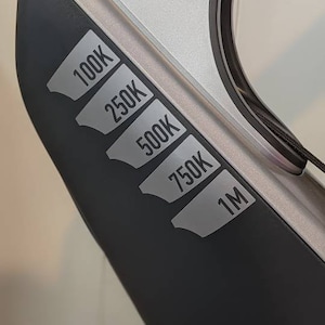 Rowing Milestone Decals