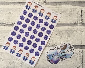 Girl Guide stickers for various planners, Kikki K, Travellers Notebook etc (DPD287)