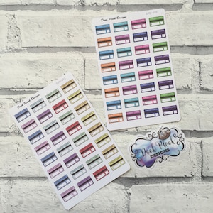 Pegatinas de tarjetas de crédito para varios planificadores, Filofax, Bullet Journal, etc. (DPD400-401)