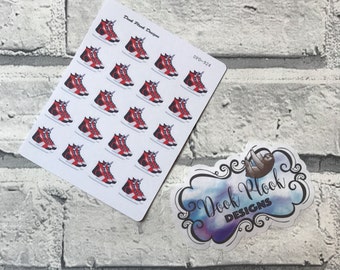 Pattini da hockey su ghiaccio / adesivi per pattinaggio su ghiaccio per vari pianificatori, Happy Planner, Passion Planner ecc (DPD924)