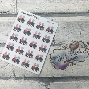 Pegatinas para varios planificadores, Hobonichi, Travellers Notebook, etc. (DPD1328)