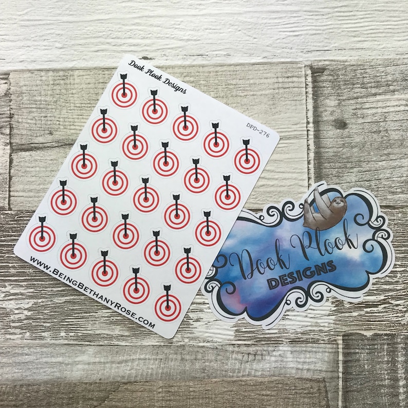Target stickers for various planners Happy Planner Passion Etsy
