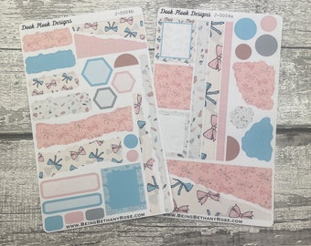 Beautiful bow  Scrapbook journalling stickers. (J0017)