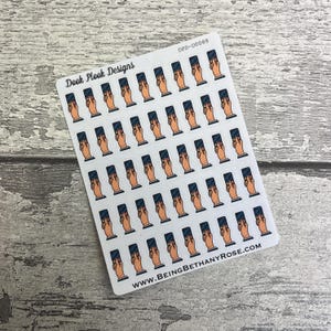 adesivos de cartão de crédito, compras, gastos/controle de contas (Dinkies) para planejadores, vários planejadores, Kikki K, Travellers Notebook etc. (DPD-D088)