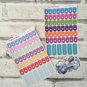 Back to University (UK) stickers for various planners, Kikki K, Travellers Notebook etc (DPD083-084)