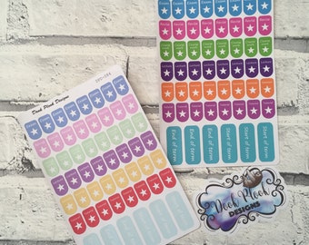 Back to University (UK) stickers for Erin Condren, Plum Paper, Filofax, Kikki K (DPD083-084)