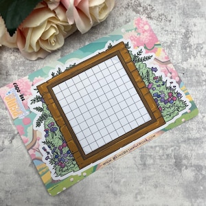 100 square tracker  - weight loss tracker - habit tracker - sticker (BBR-0007)