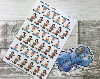 Weight lifting stickers for various planners, Happy Planner, Passion Planner etc (DPD876)