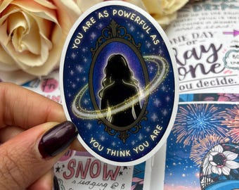 Manifestation - You are powerful -  Vinyl Sticker - Manifesting Sticker - (0149)