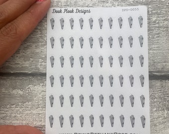 Petits autocollants Coupe-ongles pour planificateurs Dinkies (DPD-D055)