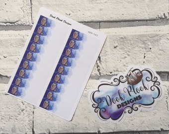 Cinema/movies stickers for various planners, Happy Planner, Passion Planner etc (DPD543)