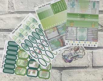 Cactus Ultimate Kit for Erin Condren, Plum Paper, Filofax, Kikki K, planner etc (KIT019)