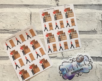 Delivery stickers for Erin Condren, Plum Paper, Filofax, Kikki K (DPD895)