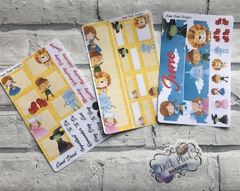 June Ruby Slippers  Monthly View Kit (can change month) for the Erin Condren Planners