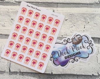 Autocollants Pédicure pour Erin Condren, Plum Paper, Filofax, Kikki K (DPD460)