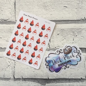 Chicken stickers for various planners, Happy Planner, Bullet Journal etc (DPD425)