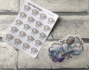 Sheep stickers for Erin Condren, Plum Paper, Filofax, Kikki K (DPD1069)
