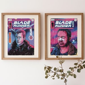 Blade Runner Retro Comic Cover Illustration prints