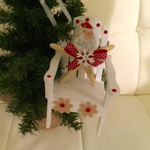 Personalized Adirondack Chair Christmas Ornament Hostess Food Wine Ornament Restaurant personalized Ornament Gift for Restaurant Owner