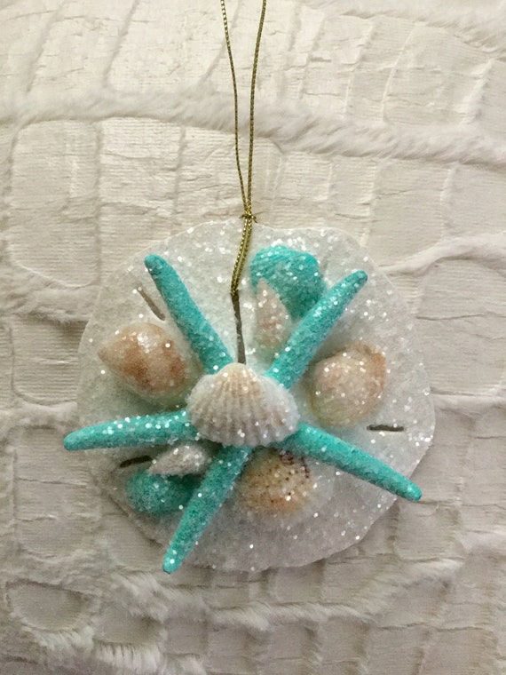 beach wedding christmas ornament