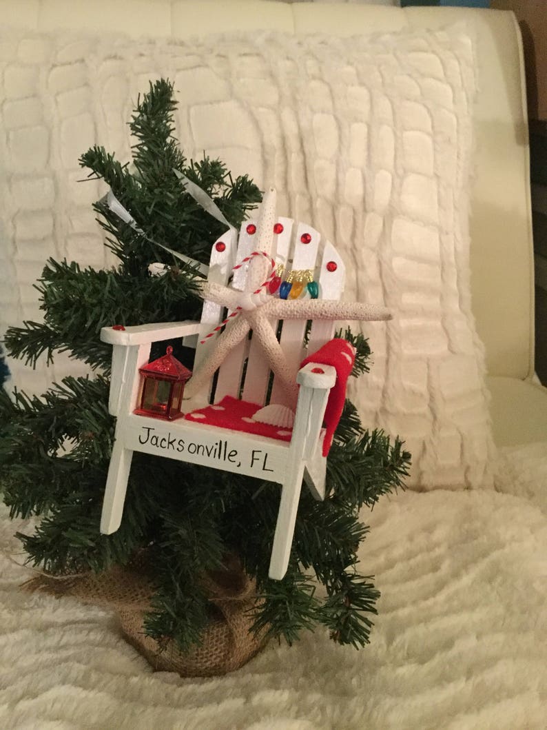 Jacksonville Florida Christmas Ornament Personalized Etsy