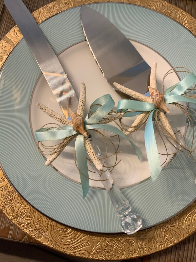 Beach Wedding Beach Themed Party Ribbon Set, Ribbon Bow Set of Two ...