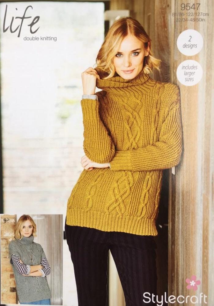 Stylecraft 9547 DK Knitting Pattern Etsy