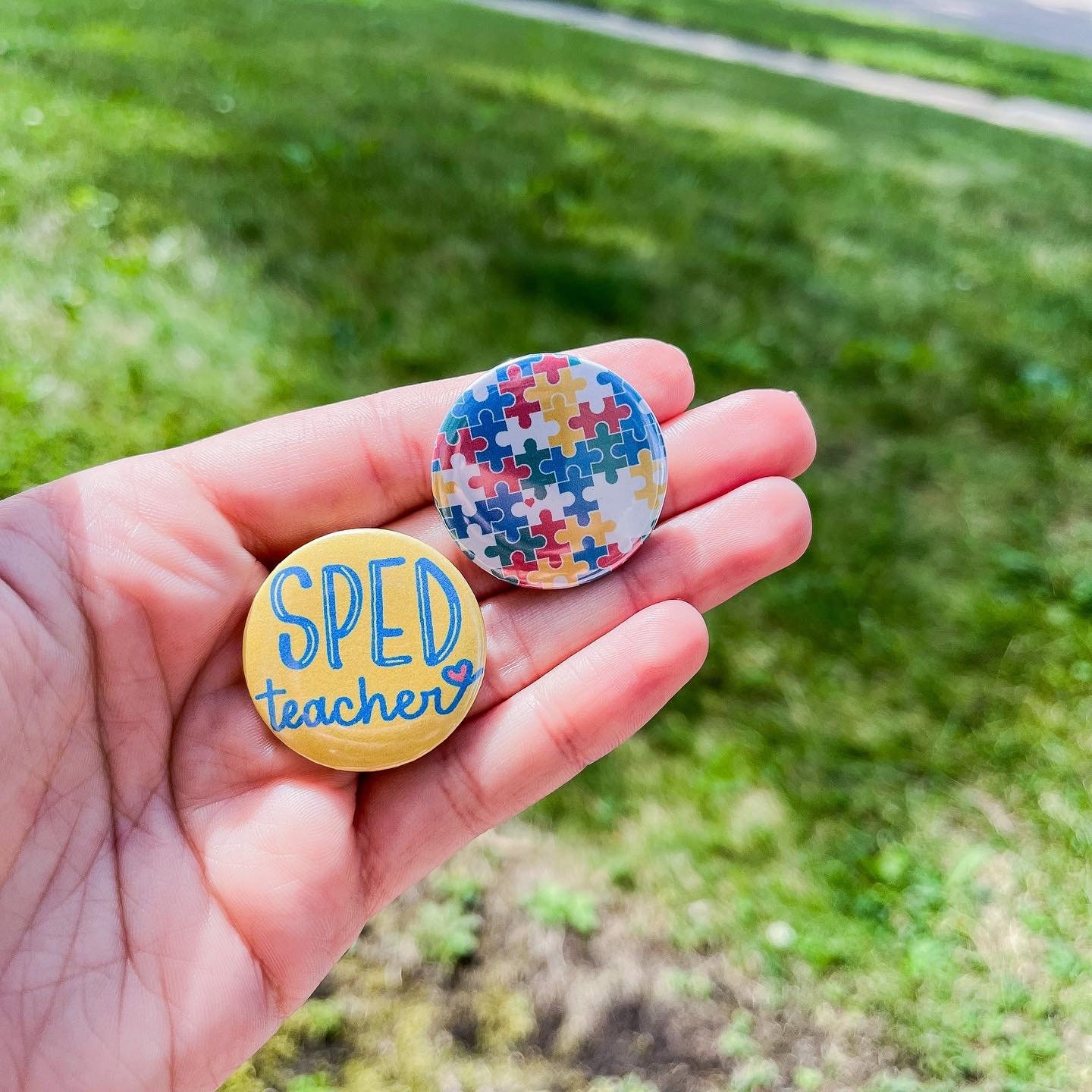 Teacher Inspired 1.25 Badge Pins | 3 Pack