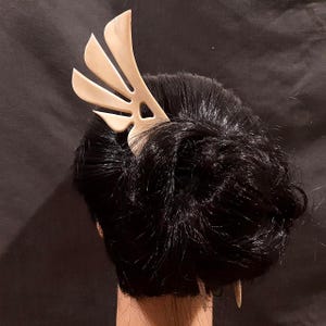 Carved Deer Antler Hair Pin Fork: Boho Hair Accessories