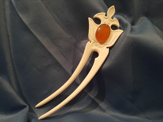 antler hairpin