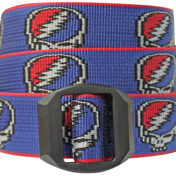 Grateful Dead Steal Your Face Belt - Airport Friendly