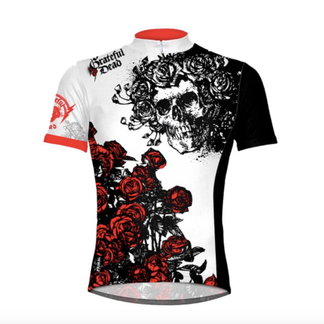Grateful Dead Skull Roses Men's Cycling Jersey