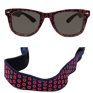 Phish Sunglasses and Croakies Sunglass Strap Combo Pack