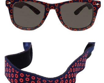 Phish Sunglasses and Croakies Sunglass Strap Combo Pack