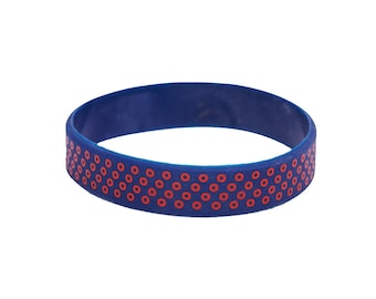 Phish Fishman Donut Silicone Wristband Bracelet
