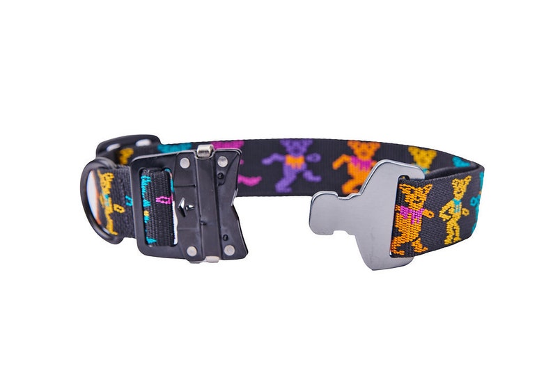 Grateful Dead Dancing Bears Adjustable Dog Collar with | Etsy