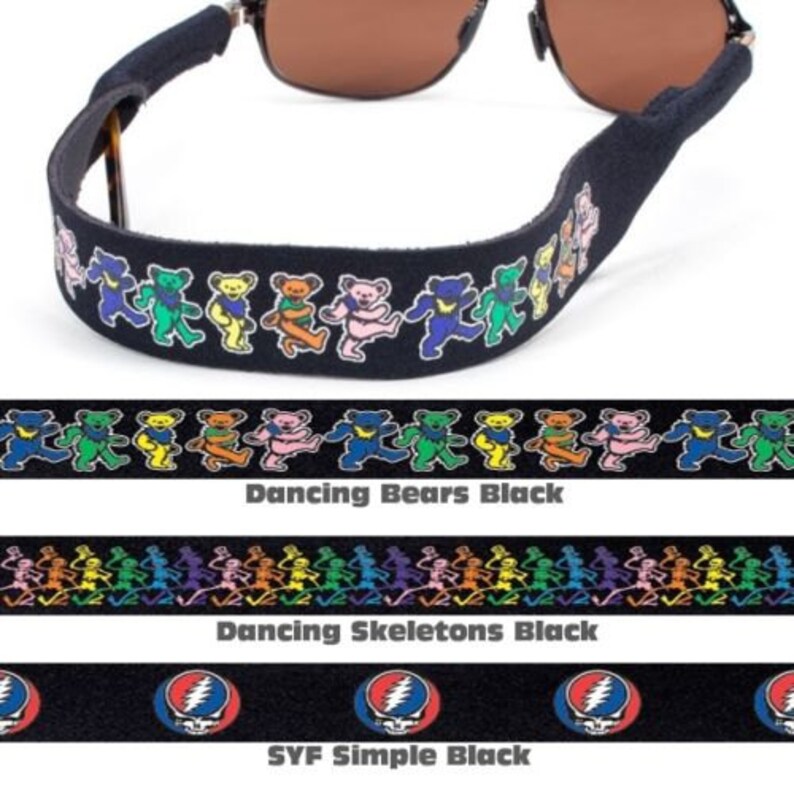 Grateful Dead CroakiesEyewear RetainerSunglasses Strap Etsy