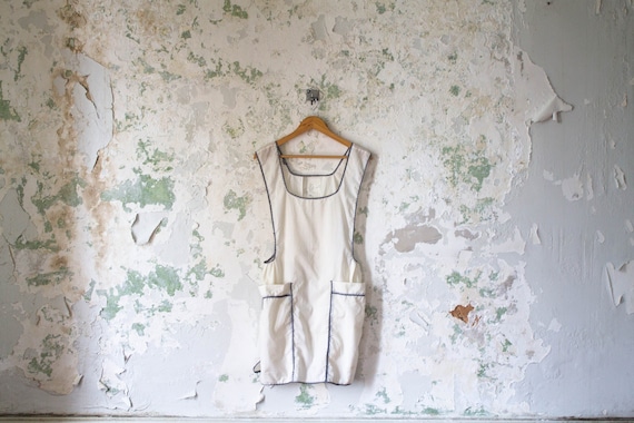 Vintage Apron - 1930s 1940s 30s 40s Apron Pinafore
