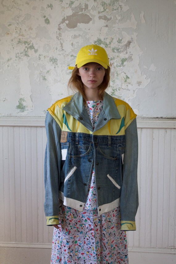 levis yellow denim jacket