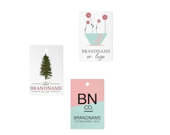 80 Pieces ~ Custom Tags ~ Rectangular Tags ~ Printed Tags ~ Personalized Tags ~ Custom Hang Tags ~ Product Tags ~ Gift Tags ~ Kraft Tags