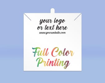 Neckalce Card insert | 100pcs 3.4" x 3.4" - FITS 3.5"x 3.5" Jewelry Boxes | Necklace Slits