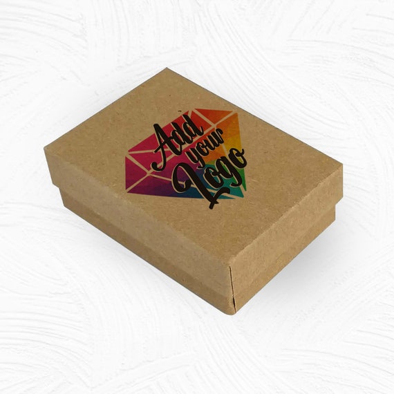 100 Kraft Jewelry Gift Boxes #82 – Cotton Filled, 8" X 2" X 7/8" – For Watches & Necklaces
